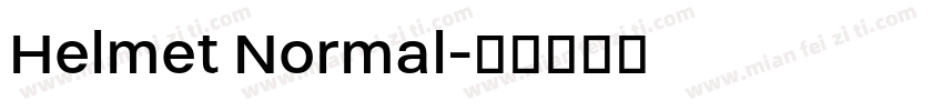 Helmet Normal字体转换